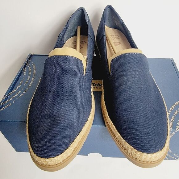 NEW Dr Scholl's Jetset Isle Navy Canvas Loafer Size 11 - Picture 3 of 8